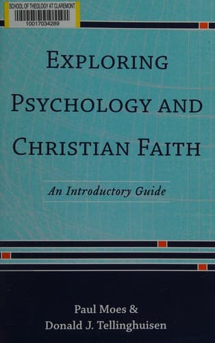 Portada de Exploring psychology and Christian faith