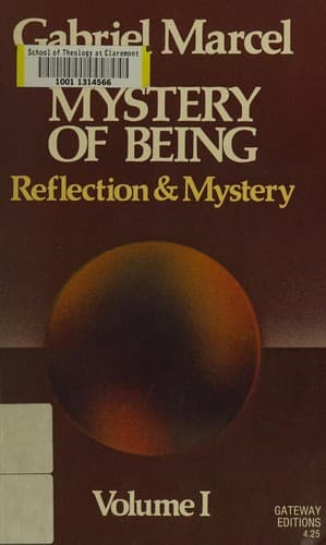 Portada de The mystery of being