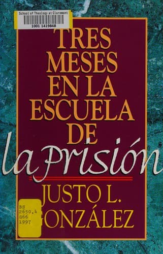 Portada de Tres meses en la escuela de la prisión
