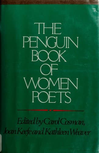 Portada de The Penguin book of women poets