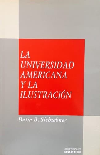 Portada de La Universidad americana y la Ilustración