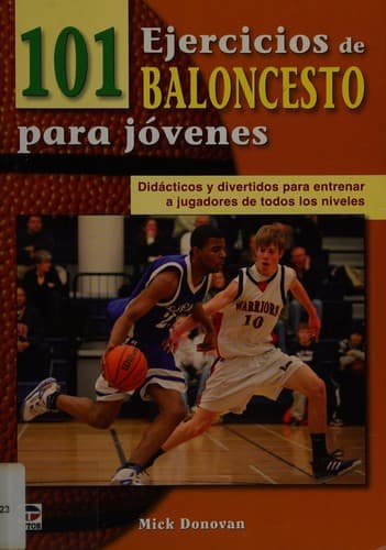 Portada de 101 ejercicios de baloncesto para jóvenes
