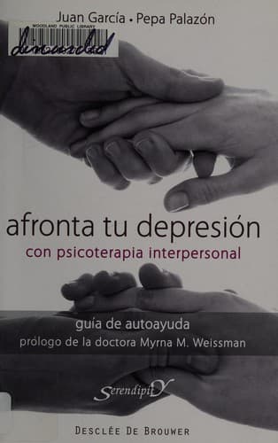 Portada de Afronta tu depresión con psicoterapia interpersonal