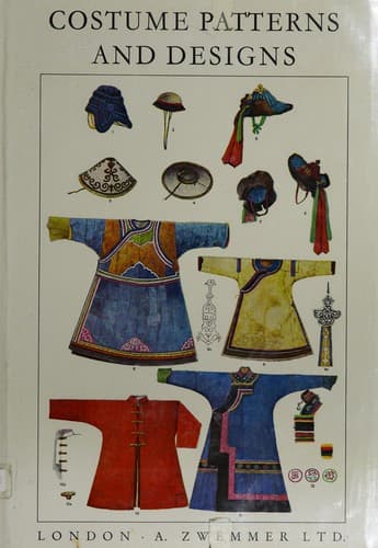 Portada de Costume patterns and designs