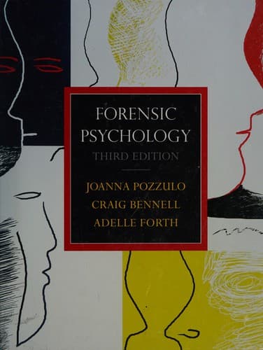 Portada de Forensic psychology