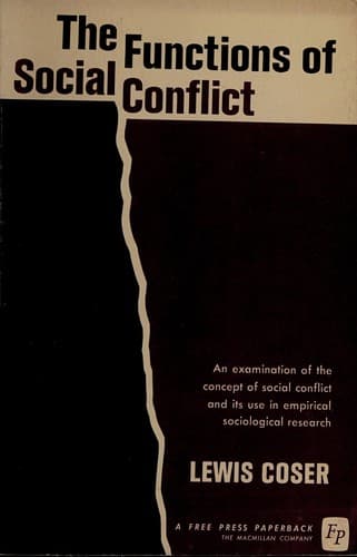 Portada de The functions of social conflict.