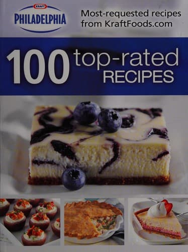 Portada de Kraft Philadelphia 100 top-rated recipes