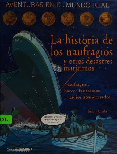 Portada de La historia de los naufragios y otros desastres maritimos