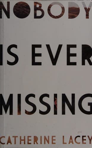 Portada de Nobody is ever missing