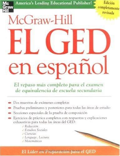 Portada de McGraw-Hill el GED en español