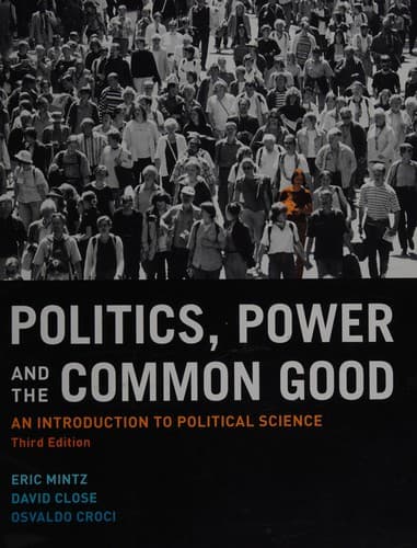Portada de Politics, power and the common good