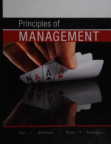Portada de Principles of management