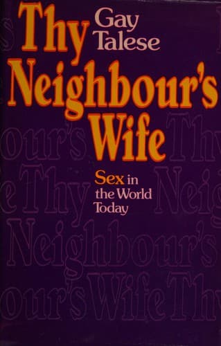 Portada de Thy neighbor's wife