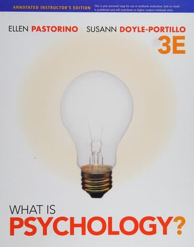 Portada de What is psychology?