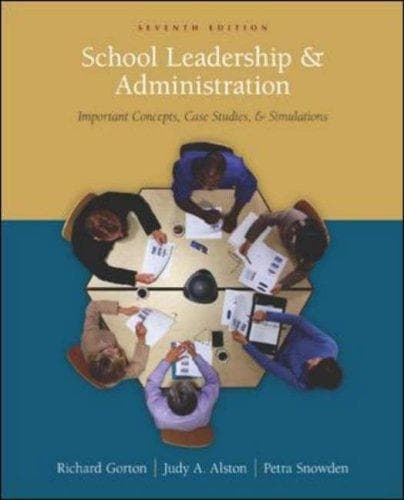 Portada de School Leadership and Administration