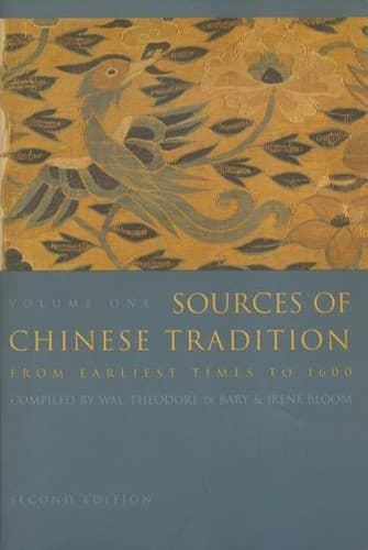 Portada de Sources of Chinese Tradition