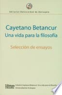Portada de Cayetano Betancur