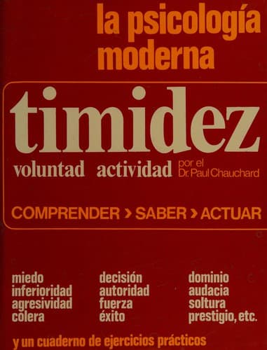 Portada de Timidez