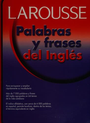 Portada de Palabras y frases del inglés