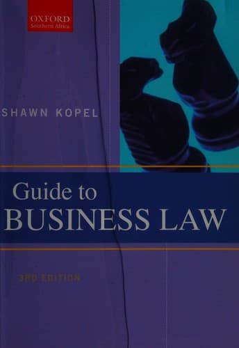 Portada de Guide to business law