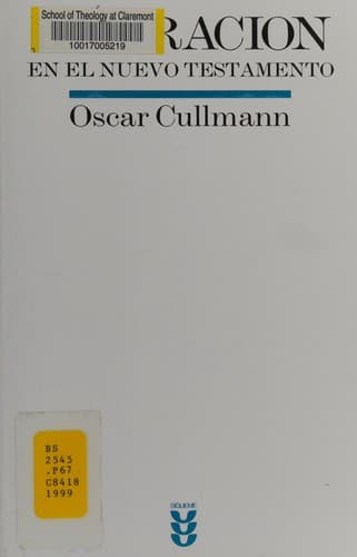 Portada de La oracion en el Nuevo Testamento