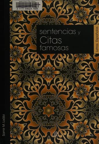 Portada de Sentencias y citas famosas