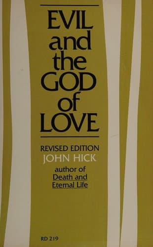Portada de Evil and the God of love