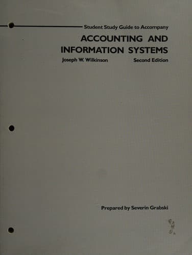 Portada de Accounting and Information Systems.
