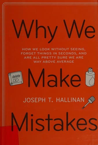 Portada de Why We Make Mistakes