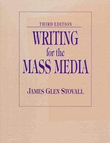 Portada de Writing for the mass media