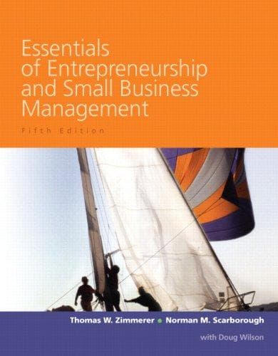 Portada de Essentials of Entrepreneurship and Small Business Management (5th Edition)