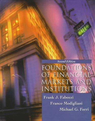 Portada de Foundations of financial markets and institutions