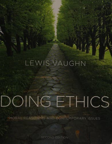 Portada de Doing ethics