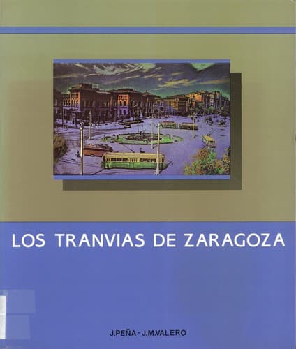 Portada de Los tranvías de Zaragoza