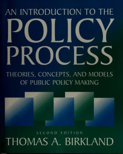 Portada de An Introduction To The Policy Process