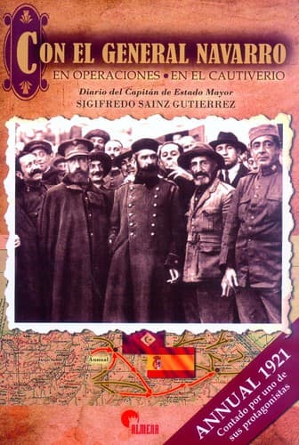 Portada de Con el general Navarro, en operaciones, en el cautiverio