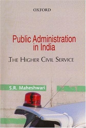 Portada de Public Administration in India