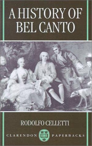 Portada de A history of bel canto