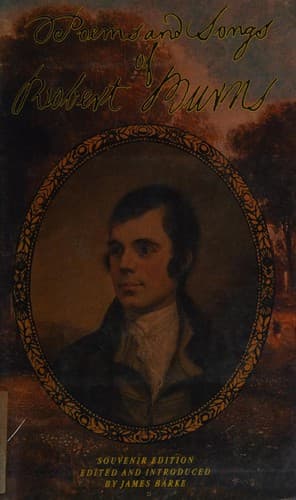 Portada de Poems and songs of Robert Burns