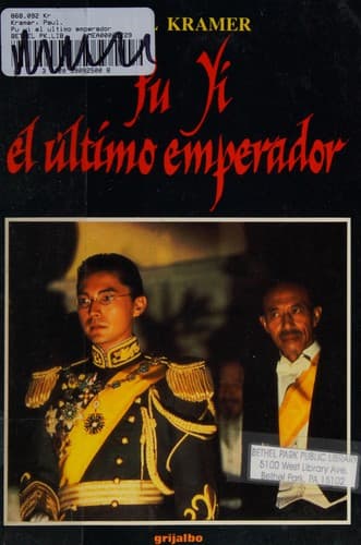 Portada de Pu Yi, el último emperador