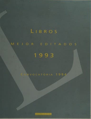 Portada de Libros mejor editados 1993