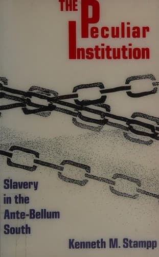 Portada de The peculiar institution