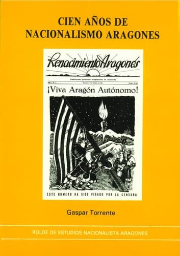 Portada de Cien años de nacionalismo aragonés