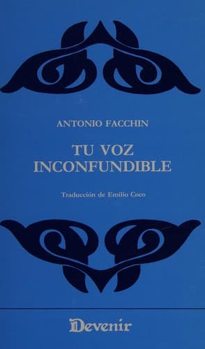 Portada de Tu voz inconfundible