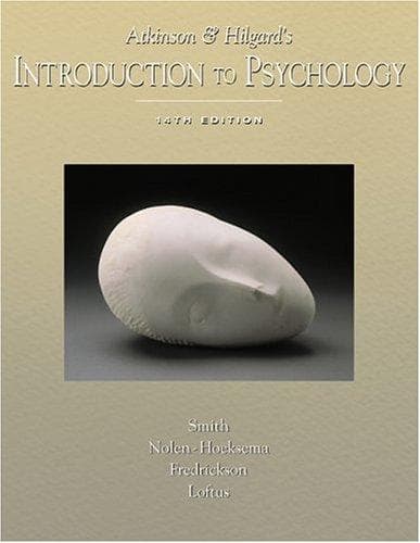 Portada de Atkinson and Hilgard's Introduction to Psychology (with Lecture Notes and InfoTrac )