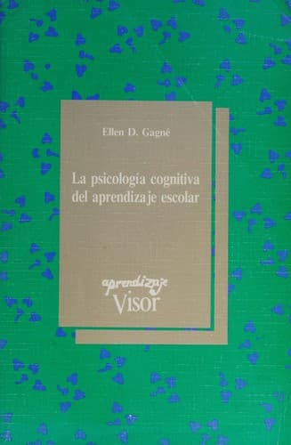 Portada de La psicología cognitiva del aprendizaje escolar