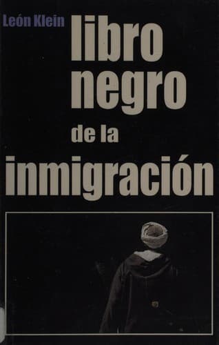 Portada de El libro negro de la inmigración