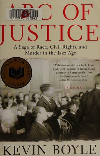 Portada de Arc of justice