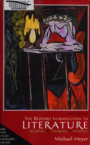 Portada de The Bedford Introduction to Literature
