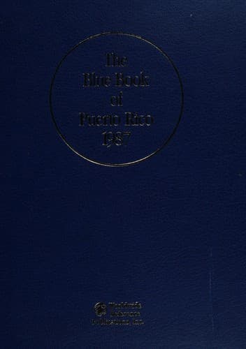 Portada de The Blue book of Puerto Rico =